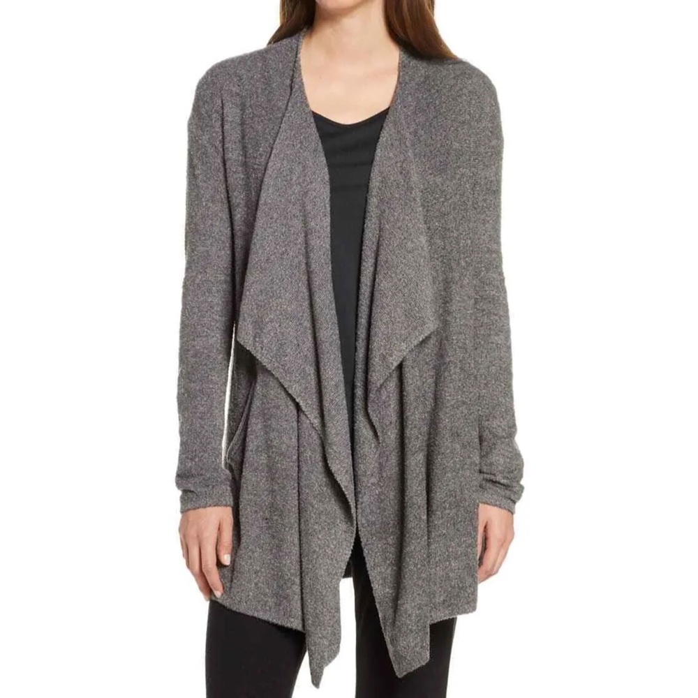 Barefoot Dreams CozyChic Lite Island Wrap Cardigan 903 Cozy Loungewear Minimal